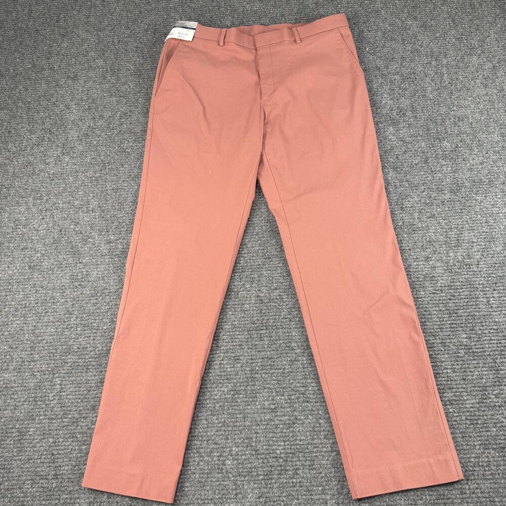 Ralph Lauren Pants Mens 36x32 Red Pink Modern Fit Stretch Performance